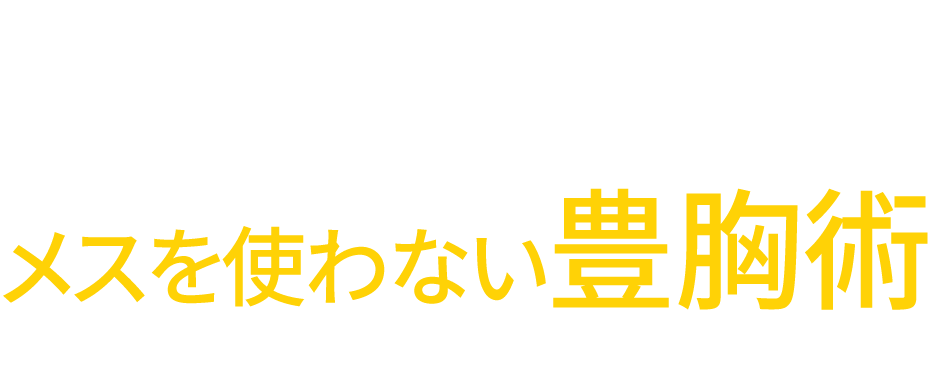 メスを使わない豊胸術